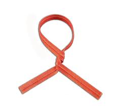 Red Twist Tie